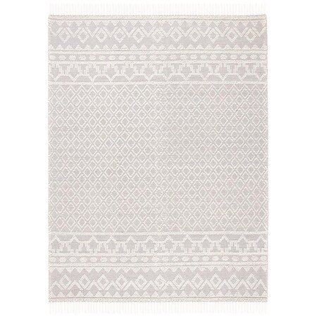 Safavieh 10 x 14 ft. Natura Hand Loomed Rectangle Area Rug Ivory & Grey NAT351A-10